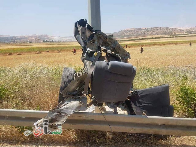 3 اصابات خطيرة جدا وسبعة اصابات متوسطة في حادث سير في جنين